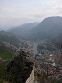 2 dal sentiero panoramico difficile scorcio su S.Pellegrino